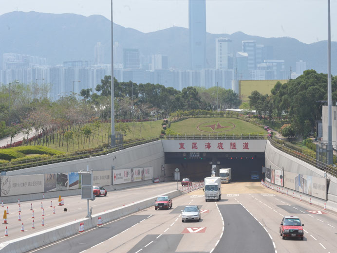 Eastern Harbour Crossing tunnel entrance